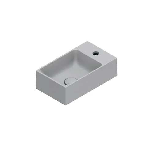 Catalano PREMIUM Раковина 40x23, с 1 отв. под смеситель, покрытие Cataglaze+ , цвет Cemento Satinato