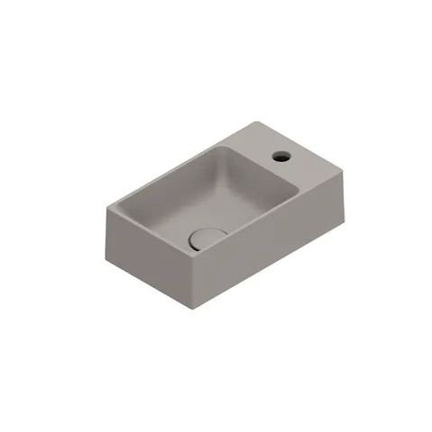 Catalano PREMIUM Раковина 40x23, с 1 отв. под смеситель, покрытие Cataglaze+ , цвет Tortora Satinato