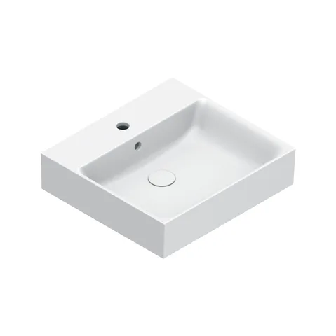 Catalano PREMIUM Раковина 50x47, с 1 отв. под смеситель, покрытие Cataglaze+ , цвет белый матовый