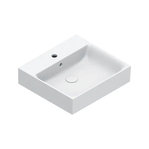 Catalano PREMIUM Раковина 50x47, с 1 отв. под смеситель, покрытие Cataglaze+, цвет белый глянцевый
