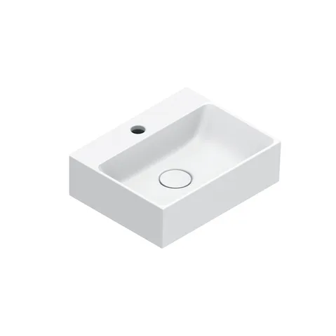 Catalano PREMIUM Раковина 45x35, с 1 отв. под смеситель, покрытие Cataglaze+, цвет белый глянцевый