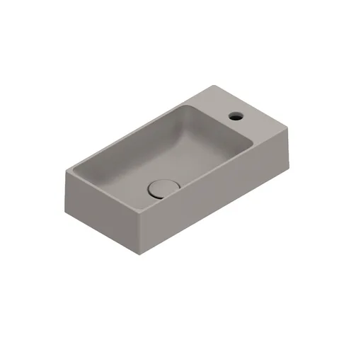 Catalano PREMIUM Раковина 50x25, с 1 отв. под смеситель, покрытие Cataglaze+ , цвет Tortora Satinato