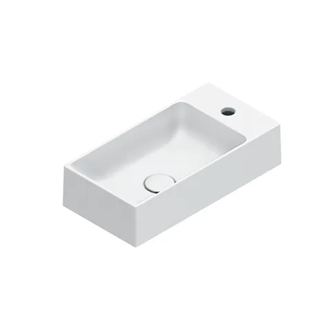 Catalano PREMIUM Раковина 50x25, с 1 отв. под смеситель, покрытие Cataglaze+ , цвет белый матовый