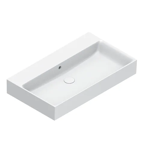 Catalano PREMIUM Раковина 80x47, без отв. под смеситель, покрытие Cataglaze+, цвет белый матовый