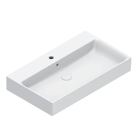 Catalano PREMIUM Раковина 80x47, с 1 отв. под смеситель, покрытие Cataglaze+, цвет белый глянцевый