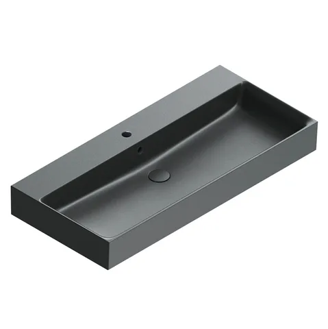Catalano PREMIUM Раковина 100x47, с 1 отв. под смеситель, покрытие Cataglaze+ , цвет черный матовый