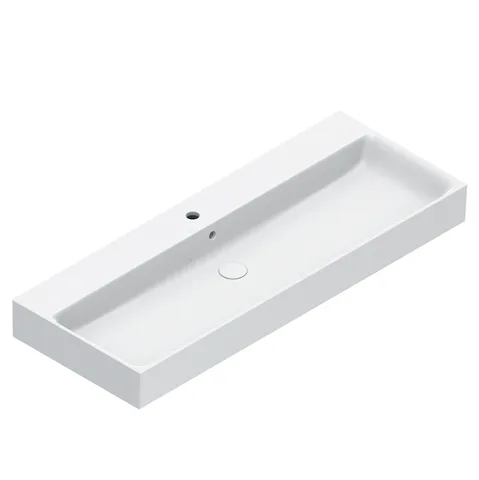 Catalano PREMIUM Раковина 120x47, с 1 отв. под смеситель, покрытие Cataglaze+, цвет белый глянцевый