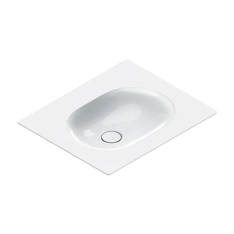 Catalano SFERA Раковина консоль 60x50, без отв. под смеситель, покрытие Cataglaze+, цвет белый глянцевый