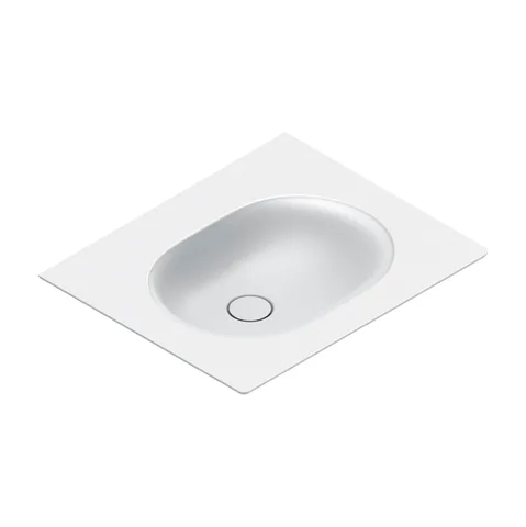 Catalano SFERA Раковина консоль 60x50, без отв. под смеситель, покрытие Cataglaze+, цвет белый матовый