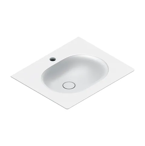 Catalano SFERA Раковина консоль 60x50, с 1 отв. под смеситель, покрытие Cataglaze+ , цвет белый матовый