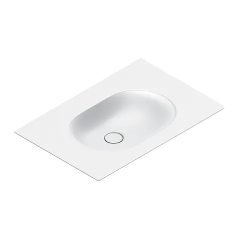 Catalano SFERA Раковина консоль 75x50, без отв. под смеситель, покрытие Cataglaze+, цвет белый матовый