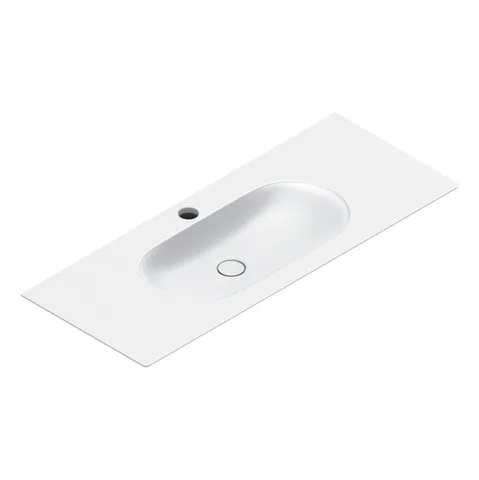 Catalano SFERA Раковина консоль 125x50, с 1 отв. под смеситель, покрытие Cataglaze+ , цвет белый матовый