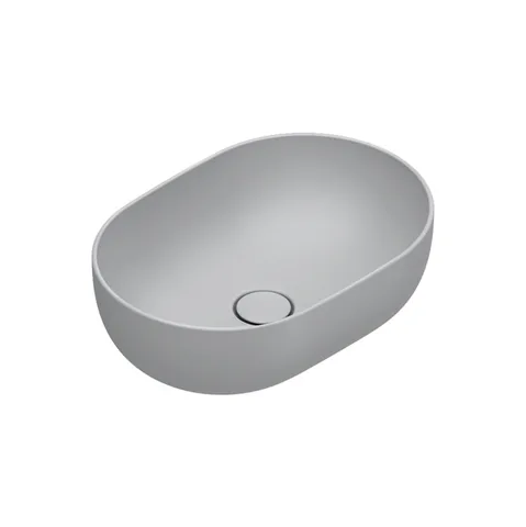 Catalano SFERA Раковина 50x35 h16 накладная, без отв. под смеситель, покрытие Cataglaze+, цвет Cemento Satinato