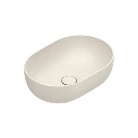 Catalano SFERA Раковина 50x35 h16 накладная, без отв. под смеситель, покрытие Cataglaze+, цвет Lino Satinato