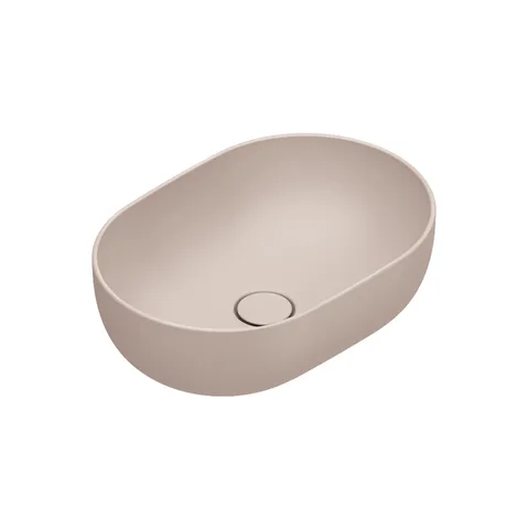 Catalano SFERA Раковина 50x35 h16 накладная, без отв. под смеситель, покрытие Cataglaze+, цвет Seta Satinato