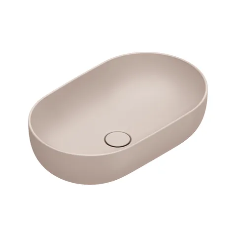 Catalano SFERA Раковина 60x37 h16 накладная, без отв. под смеситель, покрытие Cataglaze+, цвет Seta Satinato