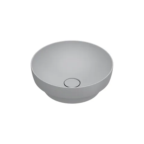 Catalano SFERA Раковина D40 h14 встраиваемая, без отв. под смеситель, покрытие Cataglaze+, цвет Cemento Satinato