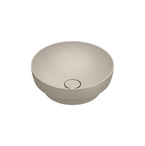 Catalano SFERA Раковина D40 h14 встраиваемая, без отв. под смеситель, покрытие Cataglaze+, цвет Sabbia Satinato