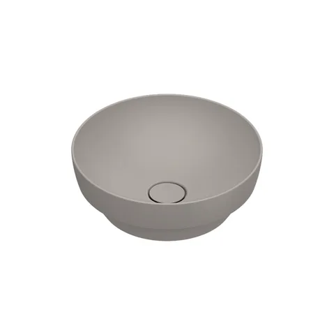 Catalano SFERA Раковина D40 h14 встраиваемая, без отв. под смеситель, покрытие Cataglaze+, цвет Tortora Satinato