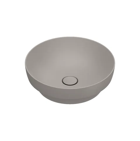 Catalano SFERA Раковина D45 h14 встраиваемая, без отв. под смеситель, покрытие Cataglaze+, цвет Tortora Satinato