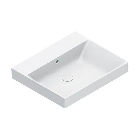 Catalano ZERO Раковина 60x50, без отв. под смеситель, покрытие Cataglaze+, цвет белый глянцевый