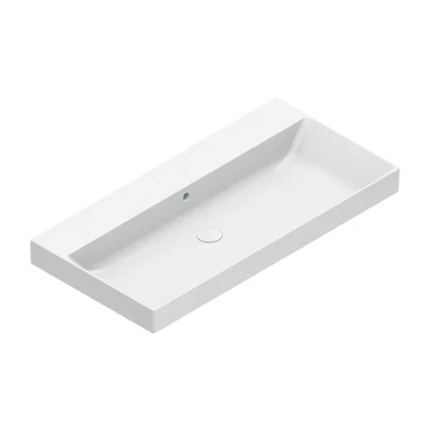 Catalano ZERO Раковина 100x50, без отв. под смеситель, покрытие Cataglaze+, цвет белый глянцевый