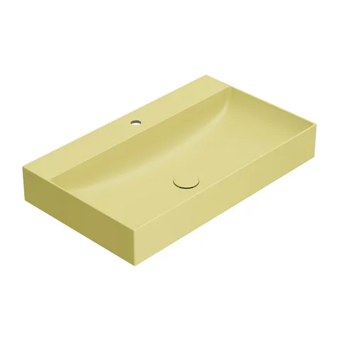 GLOBO T-EDGE Раковина для установки на столешницу cm 80x47 см, цвет SE (Senape)
