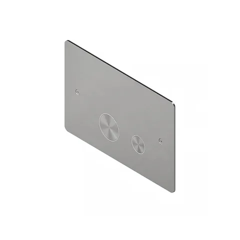 QuadroDesign PC001AS/1 Клавиша смыва для инсталляции Geberit, цвет Brushed Stainless Steel
