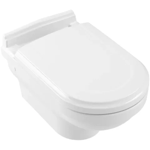 Villeroy&Boch Hommage Унитаз подвесной 370*600*345, покрытие CeramicPlus, цвет альпийский белый