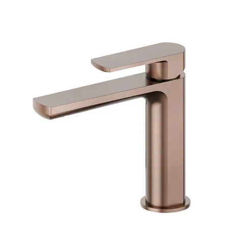 Newform Haka Смеситель для раковины без донного клапана, цвет: PVD brushed copper bronze
