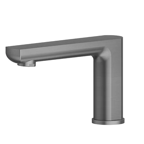 Newform Haka Излив для ванны с монтажом на борт ванн, цвет: PVD brushed gun metal