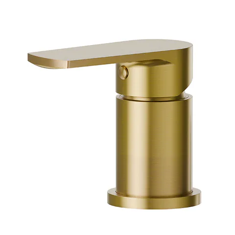 Newform Haka Смеситель на борт ванны на 1 поток, цвет: PVD brushed gold