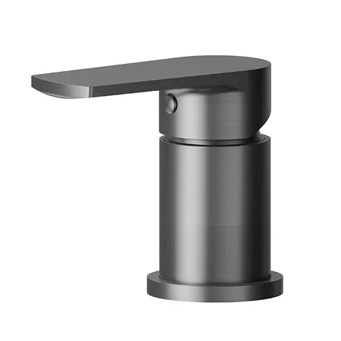 Newform Haka Переключатель потоков с установкой на борт ванны, цвет: PVD brushed gun metal