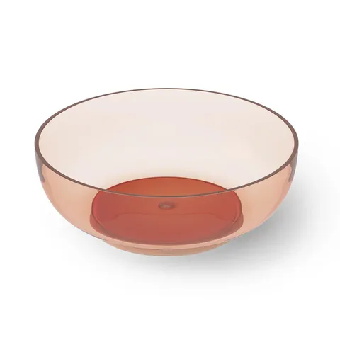 DEA DESIGN Round Ванна отдельностоящая 150x150xh52 см, материал: Glasstech прозрачная смола, цвет: brown copper