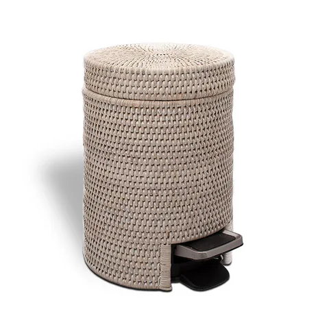 Decor Walther Basket Ведро 27.5 x 18.5 x 23cm с педалью  цвет: ротанг светлый