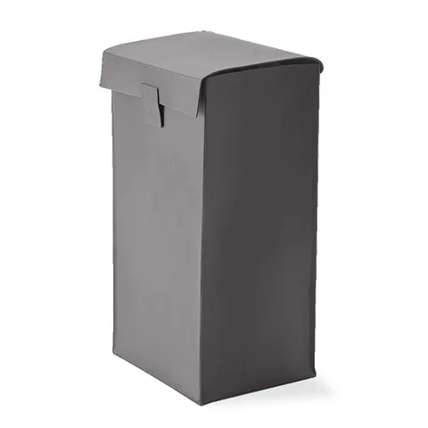 Decor Walther  NAPPA WB Корзина для белья - Nappa натуральная кожа дымчато-серый