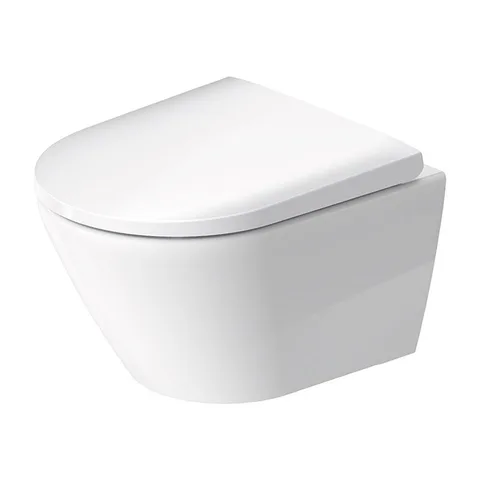 Duravit D-Neo Унитаз подвесной 258809, 480х370 мм, укороченный, безободковый, с сиденьем микролифт 002169, цвет: белый (Спец.цена из наличия)