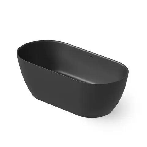 DEA DESIGN Edge Ванна отдельностоящая 170x80xh57,5 см, материал: Solid Surface искуственный камень, цвет: Black №16
