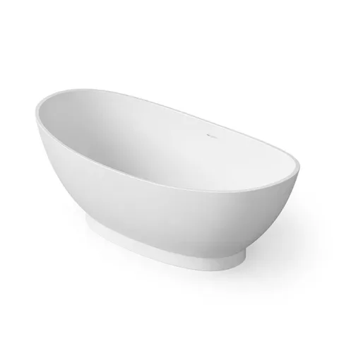 DEA DESIGN Elegant Ванна отдельностоящая 179x88xh64 см, материал: Solid Surface искуственный камень, цвет: White №18