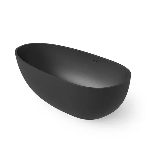 DEA DESIGN Modern Ванна отдельностоящая 150&times;76&times;h54 см, материал: Solid Surface искуственный камень, цвет: Black №16