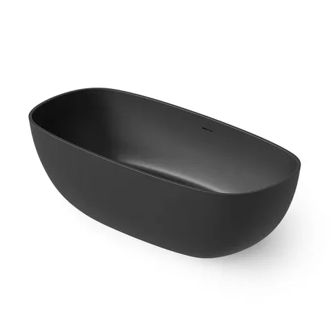 DEA DESIGN Modern Ванна отдельностоящая 180x85xh54 см, материал: Solid Surface искуственный камень, цвет: Black №16