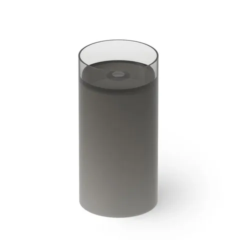 DEA DESIGN Washbasins Раковина напольная 45x45xh90 см, материал: Glasstech прозрачная смола, цвет: Smoky Black R4