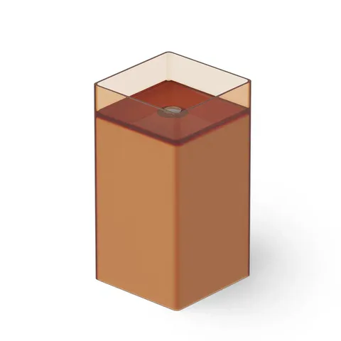 DEA DESIGN Washbasins Раковина напольная 40x40xh85 см, материал: Glasstech прозрачная смола, цвет: Sunset R1