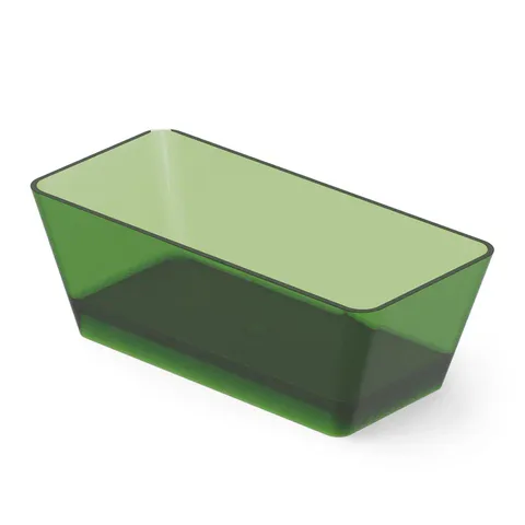 DEA DESIGN Modern Ванна отдельностоящая 150x68xh56 см, материал: Glasstech прозрачная смола, цвет: Emerald R3