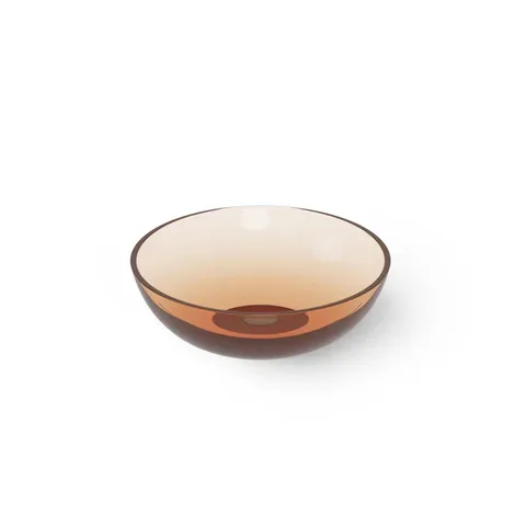 DEA DESIGN Washbasins Раковина настольная 40x40xh14 см, материал: Glasstech прозрачная смола, цвет: Sunset R1