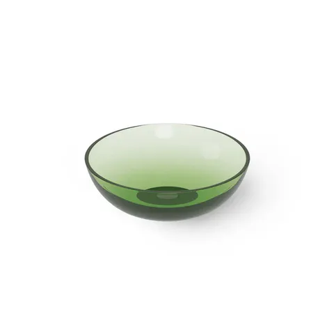 DEA DESIGN Washbasins Раковина настольная 42x42xh16 см, материал: Glasstech прозрачная смола, цвет: Emerald R3