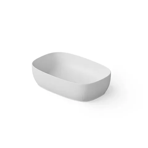 DEA DESIGN Washbasins Раковина настольная 55x36xh14 см, материал: Solid Surface искуственный камень, цвет: White №18