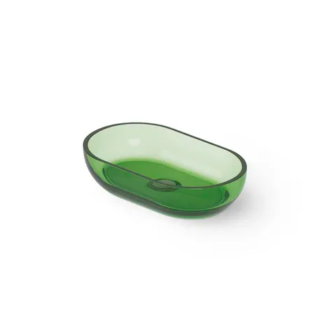 DEA DESIGN Washbasins Раковина настольная 55x32xh13 см, материал: Glasstech прозрачная смола, цвет: Emerald R3
