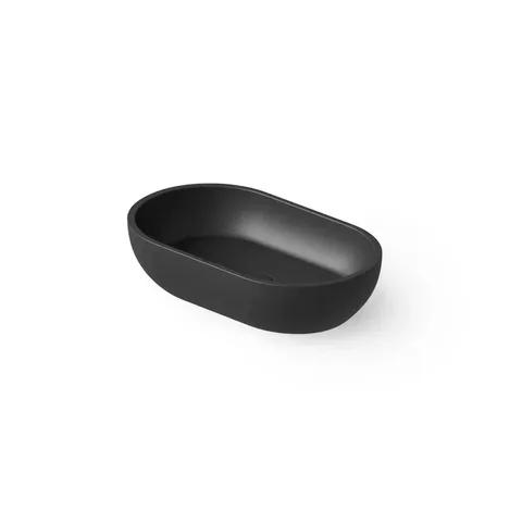 DEA DESIGN Washbasins Раковина настольная 55x32xh13 см, материал: Solid Surface искуственный камень, цвет: Black №16