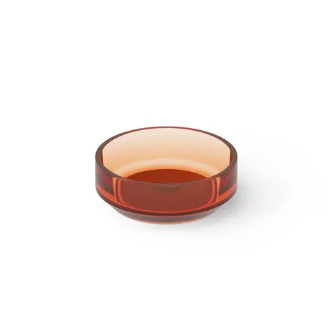 DEA DESIGN Washbasins Раковина настольная 43x43xh15 см, материал: Glasstech прозрачная смола, цвет: Sunset R1